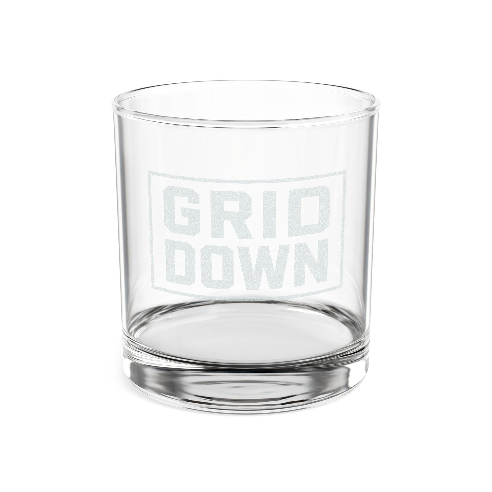 engraved 'grip down' 10oz rocks glass whiskey & cocktail tumbler engraved 'grip down' 10oz rocks glass whiskey & cocktail tumbler